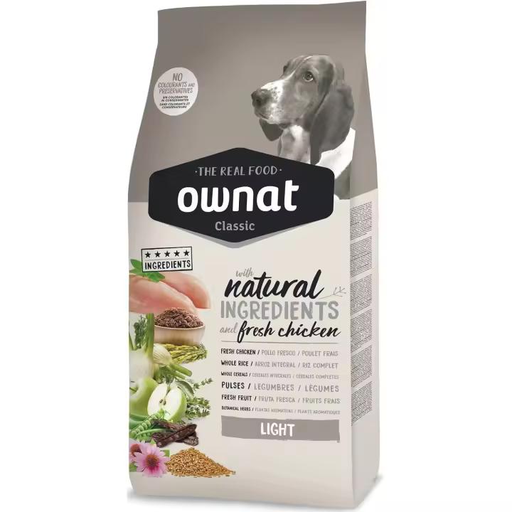 Ownat Pienso para Perros Classic Light 4 kg - 1