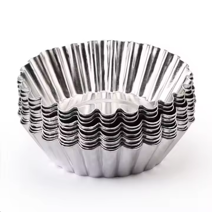 Molde De Pastel Creativo En Acero Inoxidable Para Hornear Tazas De Cupcake Pudding Y Tartas De Huevo Herramienta De Cocina Ecológica Y Resistente - 1