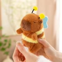 Colgante De Capibara Con Cola Vibrante Llavero De Peluche Con Alas De Mariposa Y Aletas De Delfín Ornamento Para Bolsos Y Ropa - details 3