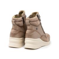 HISPAFLEX 2424BE Botines casual  mujer 33851 24I BOTIN CORDON Y CREMALLERA BEIGE - details 1