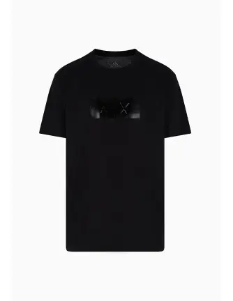 Camiseta Armani Exchange negra logo - 1