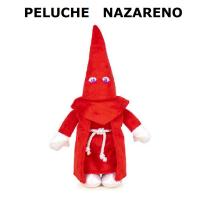 PELUCHE NAZARENO SUAVE,SEMANA SANTA,COLOR NEGRO,ROJO,LILA,VERDE,BLANCO,CELESTE,MEDIDAS 35x20cm,cm,fespu - details 3