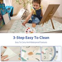 Protector De Piso Antideslizante Para Bebé Silla Alta Alfombra Juguete Infantil Dibujos Animados Lavable Impermeable Máquina Anti Deslizamiento Para Interior - details 4