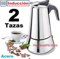 Cuperinox - Cafetera Italiana Inducción 2 Tazas - Acero Inoxidable - details 0