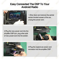 Amplificador DSP Para Coche Hi-Fi Booster De Audio Con Procesamiento Digital Para Altavoz Y Subwoofer Potencia Radio Estéreo Android Negro - details 8