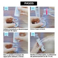 Ultrasonido Nano Mist Sprayer Humidificador Facial Nebulizador Cooler Para Cuidado De La Piel Mistificador De Rostro Con Función De Enfriamiento Y Hidratación - details 2