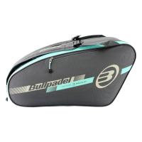 BULLPADEL Paletero Tour Color Dark Grey - Paletero Capacidad Intermedia - Ligero - Compartimento Principal - Capacidad 2 Palas Padel - Bolsillo Lateral - Paletero Bullpadel - details 2