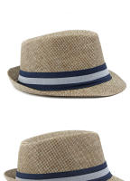 Sombrero Fedora De Lujo Para Hombres Mayores Protección Solar Para Playa Y Bodas Sombrero De Paja Para Fiesta De Jazz En Primavera Y Verano - details 11