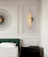 Lámpara De Pared LED Nórdica Para Iluminación Interior Baño Sala De Estar Pasillo Dormitorio Decoración Luz Fixación En La Pared - details 11