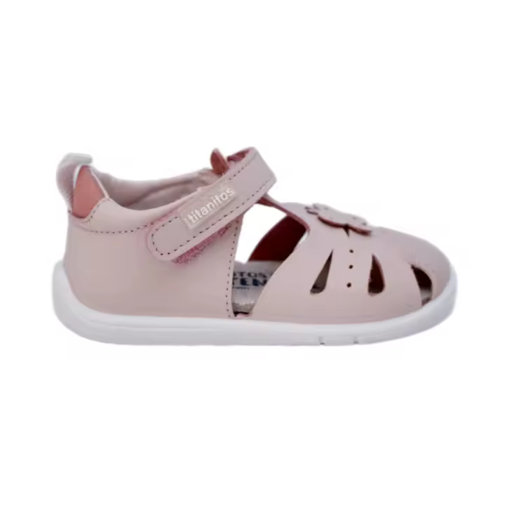 Shoes Barefoot marca Titanitos para niña en color rosa - 1
