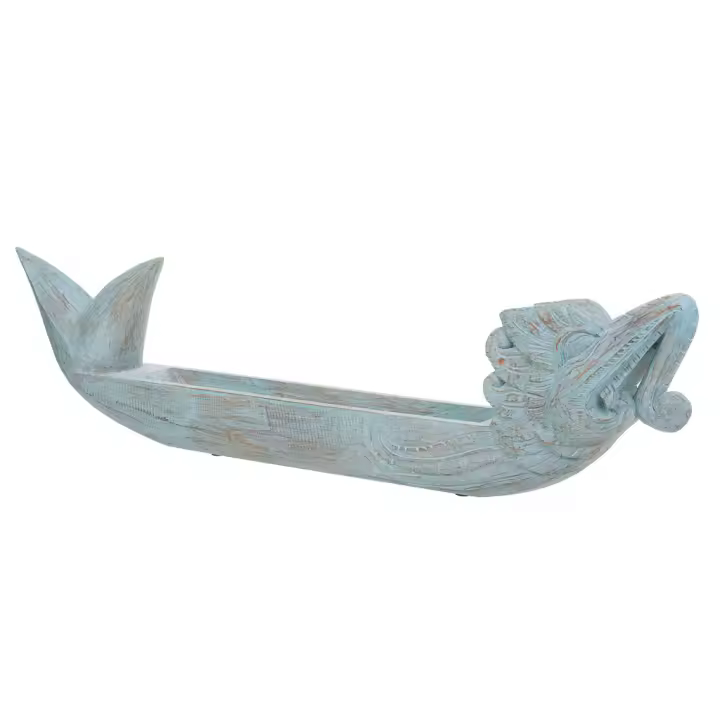 WANDERLUST DECO Cuenco Decorativo Dragón Figura Miniatura 111X32X15 - 1