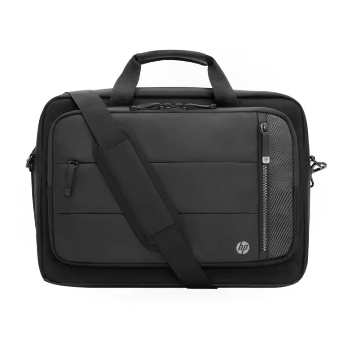 Hp renew executive maletin para portatil 16” expandible - resistente al agua - compartimento acolchado - puerto usbâ??c externo y paso de cable - bolsillo rfid y bolsillo para rastreador - correa desmontable - color negro - 1