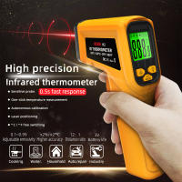 BSIDE Nuevo Termómetro Infrarrojo Profesional -50~530°C 12:1 Termómetro Infrarrojo LCD Digital No Contacto Con Láser Para Industrial - details 0