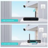 Cámara De Seguridad IP 8MP 4K Wifi Con Detección De Humanos AI Cámara De Pared Bala 2MP Visión Nocturna Color CCTV Exterior ICSee - details 9