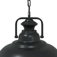 vidaXL Lámpara colgante E27 negra Ø 31 cm Hierro - details 5