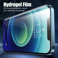 4Pcs Película De Hidrogel Suave Para iPhone 16 15 13 12 14 11 pro Max Protector De Pantalla TPU Silicona Compatible Con iPhone 11 14 15 XS XR X 7 8 - details 2