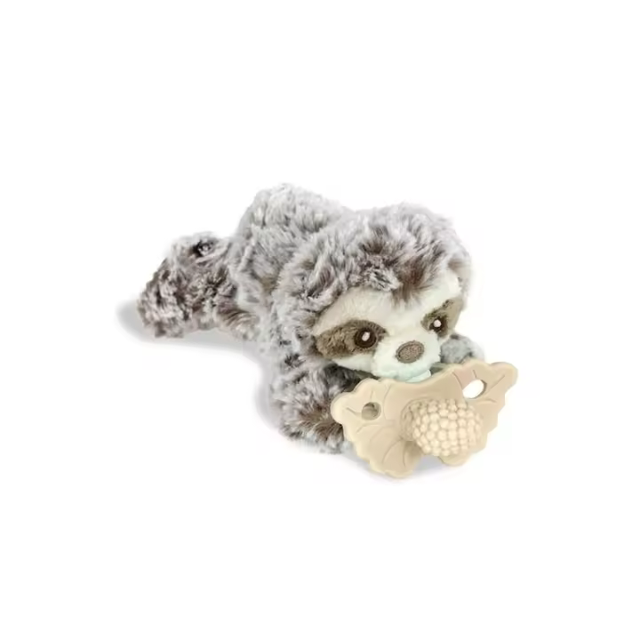 Razbuddy Peluche Perezoso + Sujeta Chupete Mordedor Para Bebe - 1