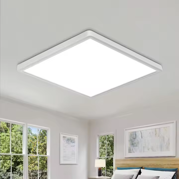 Luz LED de techo moderna, lámpara regulable, ultradelgada, 24W, 30cm, para dormitorio, balcón, cocina, comedor - 1