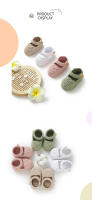 Zapatos Para Bebé Recién Nacidos Niña 0-1Año Moda Color Sólido Punto De Tejido Antideslizante Suave Primera Pasos Invierno Pre-walker - details 8