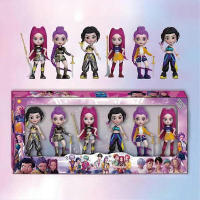 Set de 6 figuras de acción K-POP Demon Hunter — Muñecos Saja, Rumi, Mira y Zoey — Juguete para niños y fans — Regalo de cumpleaños - details 0