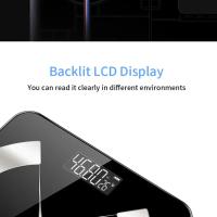 Báscula Electrónica De Medición De Grasa Corporal Bluetooth Inteligente Para El Hogar Material De Acero Inoxidable Peso Máximo De 200KG - details 7