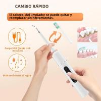 Cepillo De Dientes Eléctrico Sonic - Cuidado Y Eliminación De Calculo Portátil Para El Hogar Con 4 Cabezales De Reemplazo Incluidos - details 2