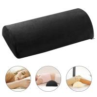 Almohada De Apoyo Lumbar Y Cuello Con Recubrimiento De Espuma Memoria Media Luna Para Elevación De Rodillas Y Tobillos 100% Poliéster - details 1