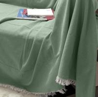 Manta Multiusos para Sofá y Cama, Colcha Foulard de Algodón-Poliéster, Cubresofá o Cubrecama Lavable, 180x290 cm, Suave y Resistente para Hogar, blanco, negro, beige, verde, marrón, gris, azul, turquesa, varios colores - details 29