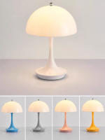 Lámpara De Mesa Decorativa Moderna Y Sencilla En Acrílico Para Sala De Estar Barra Estudio Color Blanco Rosa Amarillo Gris - details 4