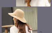 Gorro De Punto De Lana Femenino Y Masculino Hawkins Trilby Feminino Sombrero De Paja Ancha Para Mujer Y Hombres Protección Solar Estilo Jazz Iglesia Godfather - details 8