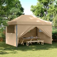 vidaXL Tienda de fiesta plegable Pop-Up 4 paredes laterales tienda Color Burdeos,  orange,  Beige y mas - details 3