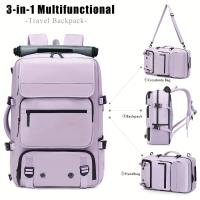Mochila unisex de senderismo de gran capacidad con correas ajustables y compartimento para zapatos, ideal para acampar al aire libre, para la universidad, para el trabajo, apta para portátiles de 16 pulgadas y libros. - details 0