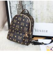 Nuevos Bricos Europeos Bolsas De Hombro Para Mujer Con Estampado Retro Múltiples Maneras De Portar Pequeño Bolsos De Malla PU Con Lining De Poliéster - details 11