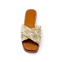 Calzados soraia, Sandalias Planas de Mujer con Tiras Cruzadas de Yute, Diseño Artesanal Estilo Boho, Suela Flexible y Cómoda, Sandalia Abierta de Verano para Playa, Paseo o Uso Diario Playa Playa - details 5