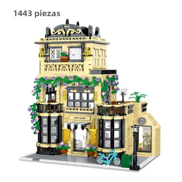 Bloques De Construcción MOC MORK Serie Urban Street View Para Niños Juguetes Educativos De Arquitectura Moderna Regalos Para Niños Varones - 1