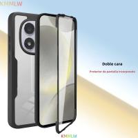 Funda De Teléfono 360 Doble Lado Protección Completa Para Redmi Note 15 14 13 12 11 Pro/+ Nota 15 14 13 12 11 Transparente Y Delgada - details 7