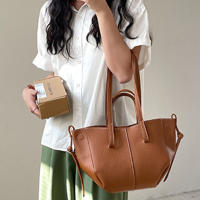 Bolso De Hombro Para Mujer Estilo Fashion Bolso De Tote Suave Bolsa De Armpita Elegante Bolsa De Compras Sencilla Bolsa De Mano Para Trabajo - details 6