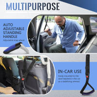 Manija De Coche Para Ancianos Asistente De Mano Multifuncional Manija De Puerta De Coche Cierre De Puerta Para Personas Mayores Y Discapacitadas Material ABS Plástico Y Aleación De Aluminio - details 2