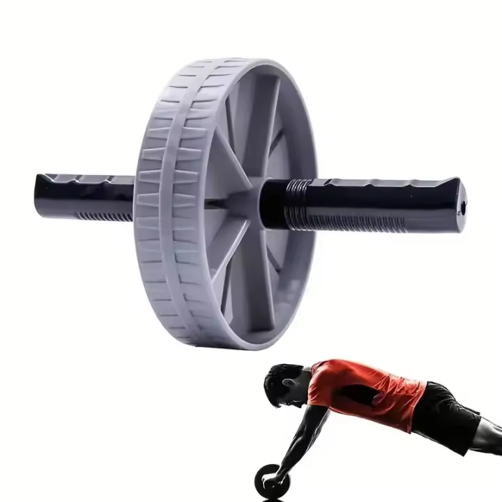 1Pcs Abdominal Wheel Resistente Al Desgaste No Esmerilado Equipo De Ejercicio Muscular Para Entrenamiento De Fitness En Casa Silencioso - 1