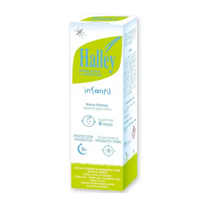 Halley Repelente de Insectos INFANTIL Nueva Fórmula Especial niños a partir de 6 meses 100ml - 1