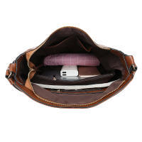 Bolso Hombro Mujer DIDABEAR De Cuero Gran Capacidad Estilo Vintage Casual Bolso De Mano Tote Bolsa De Moda Con Solapa - details 8