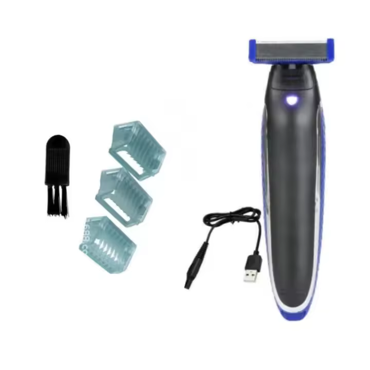 Afeitadora Depiladora Macruma para Hombre, especial zonas delicadas y barba con doble cuchilla y bateria recargable. - 1