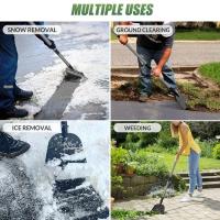 Shovel Plana Para Limpieza De Exterior Y Jardín Escarificador De Hielo Y Malezas Herramienta Para Caminos Eliminación De Nieve Y Escarificador De Piso - details 7
