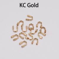 Protector De Hilo En Forma De U Accesorios De Conector Para Joyería 30-100pcs 4.5x4mm Guardia De Hilo Zinc Alloy Metálico - details 9