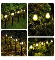 Lámpara Solar LED Para Jardín Impermeable Iluminación De Patio Decoración Para Camino Verde Lámpara De Pradera Exterior - details 6