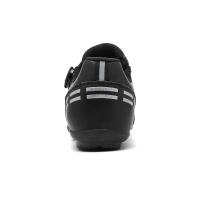 Zapatos De Ciclismo Para Hombre MTB Transpirables Negros Con Plataforma Plana Y Cierre De Bloqueo Libre Material De Suela De Goma Cómodos Para Bicicleta De Montaña Y Zapatillas De Ciclismo - details 11