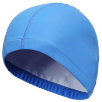 Gorro De Natación De Tela PU Para Hombres Y Mujeres Impermeable Protección De Oídos Y Cabello Largo Tamaño Extra Grande Para Adultos Colores Variados Negro Gris Blanco Rosa Fútbol Rojo Naranja Amarillo Oro - details 10