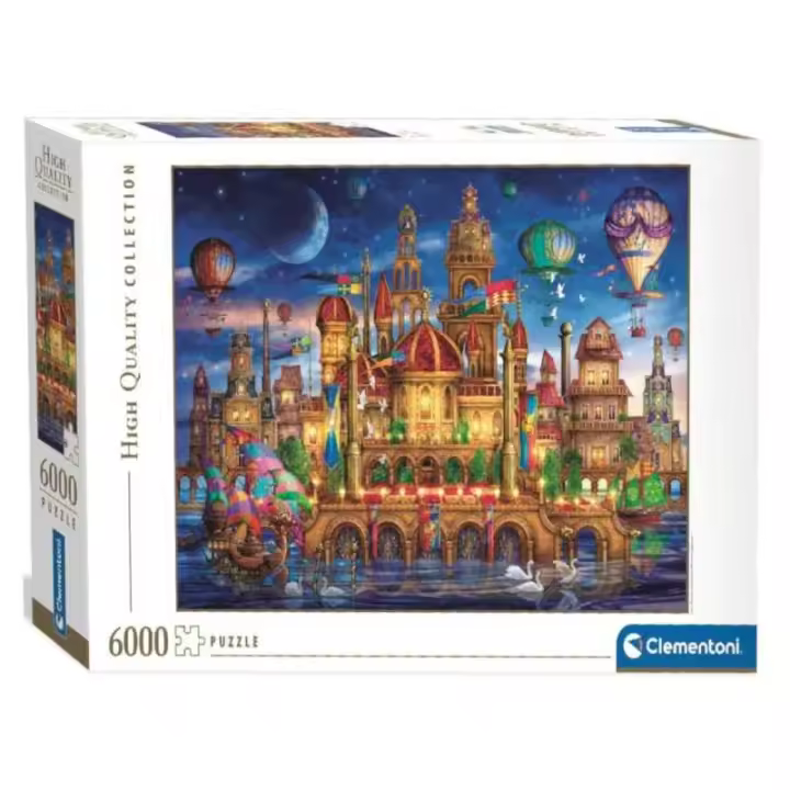 Puzzle 6000 piezas Downtown - Centro de ciudad Clementoni - 1