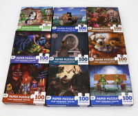 Rompecabezas Jigsaw Kawaii De 100 Piezas Con Imagen De Animales Para Todas Las Estaciones Juguetes Antiestrés Para Adultos Y Niños Regalos - details 0