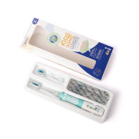 Cepillo electrico infantil,  Cepillo de dientes infantil con luz de colores, 4 cabezal de recambio extra suaves, Temporizador de 2 minutos, Apto para niños mayores de 3 años SG977 (verde) - details 12